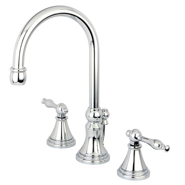 8" Widespread Bathroom Faucet, Chrome